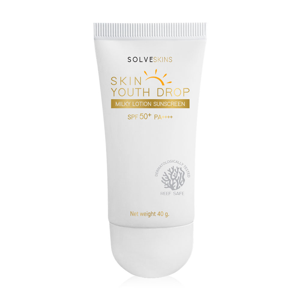 Solve Skins Youth Drop Milky Lotion Sunscreen SPF 50+ PA++++ 40g