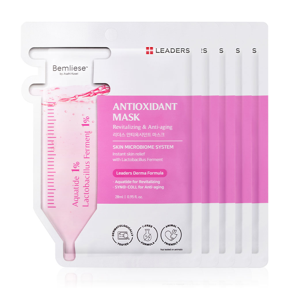 Leaders Antioxidant Mask [28ml x 5pcs]