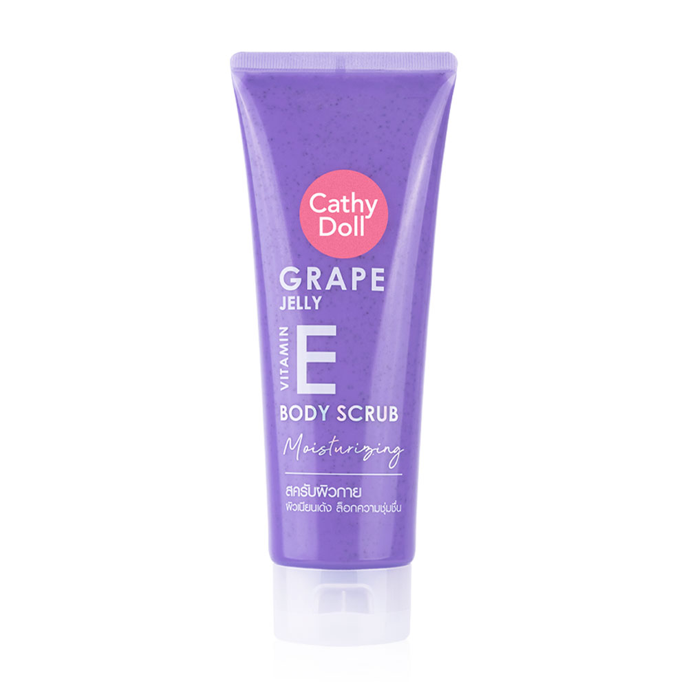 Cathy Doll Grape Jelly Vitamin E Body Scrub Moisturizing 320g