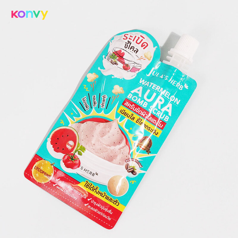 Julas Herb Watermelon Aura Bomb Scrub 40g