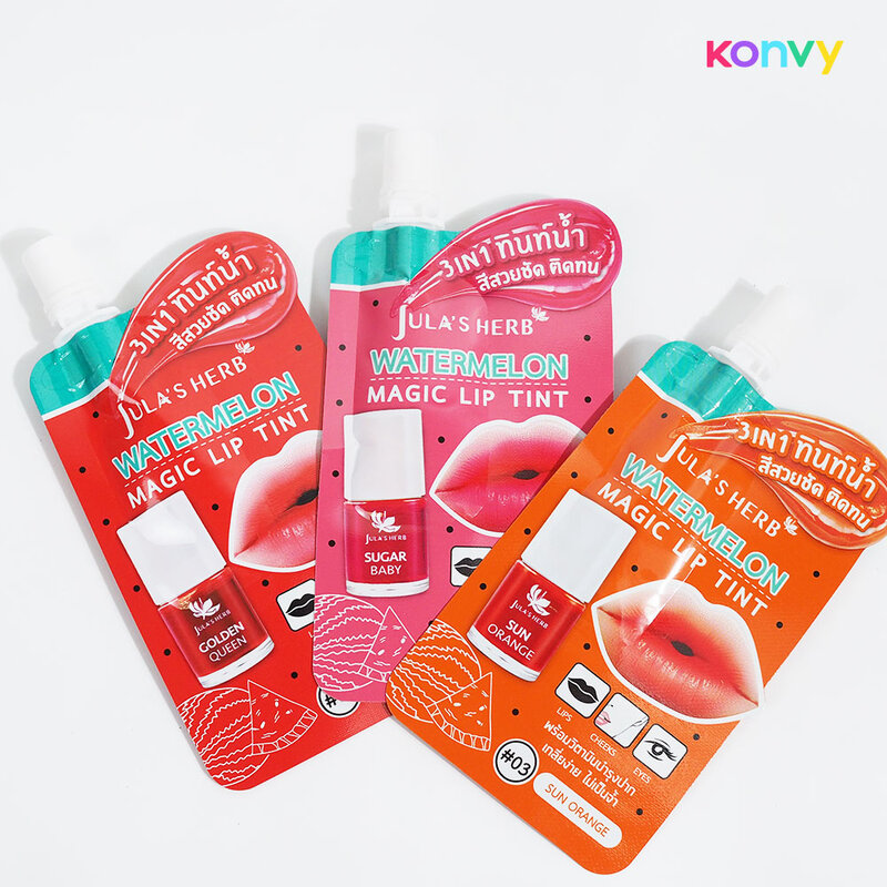 Julas Herb Watermelon Magic Lip Tint 2g #01 Golden Queen