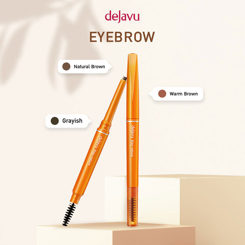 Dejavu Natural Lasting Eyebrow 0.17g #E3 Warm Brown ( สินค้าหมดอายุ : 2026.03.15 ) 