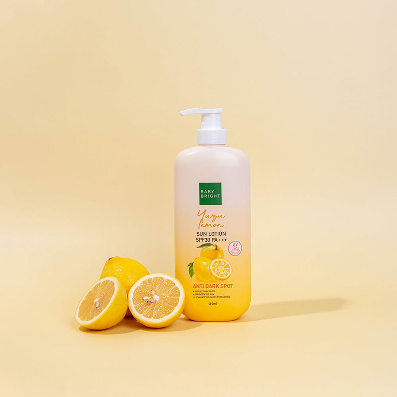 Baby Bright Yuzu Lemon Sun Lotion SPF30 PA+++ 450ml