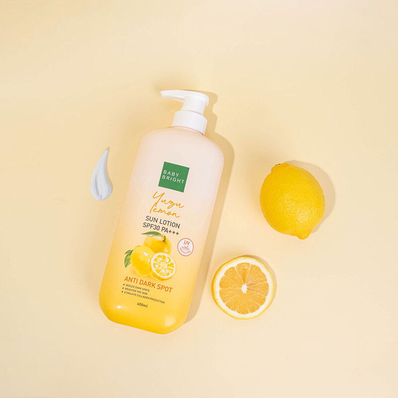 Baby Bright Yuzu Lemon Sun Lotion SPF30 PA+++ 450ml