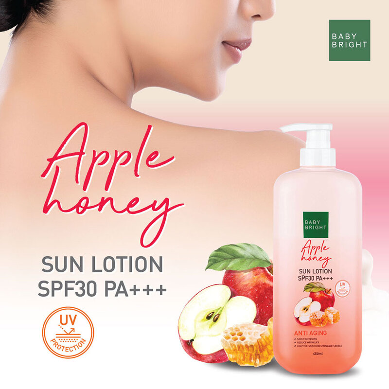 Baby Bright Apple Honey Sun Lotion SPF30 PA+++ 450ml