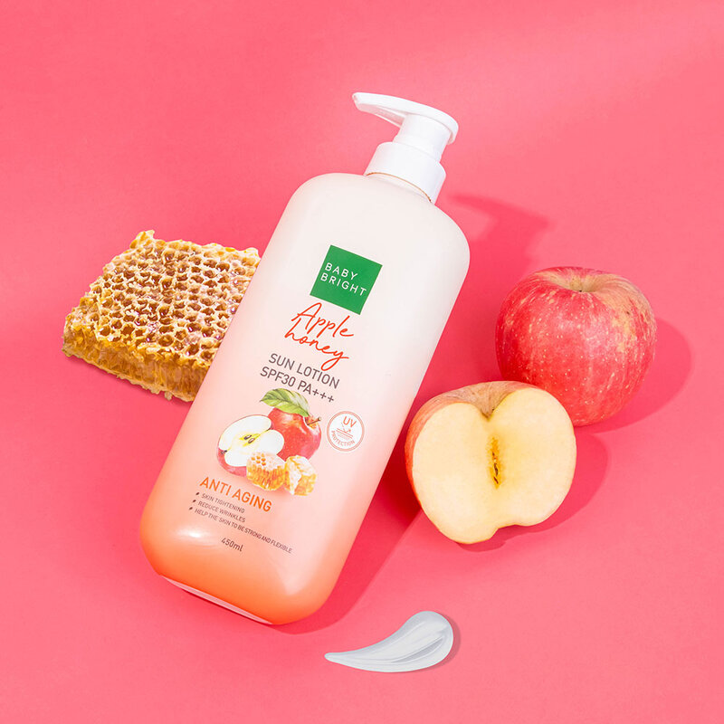Baby Bright Apple Honey Sun Lotion SPF30 PA+++ 450ml