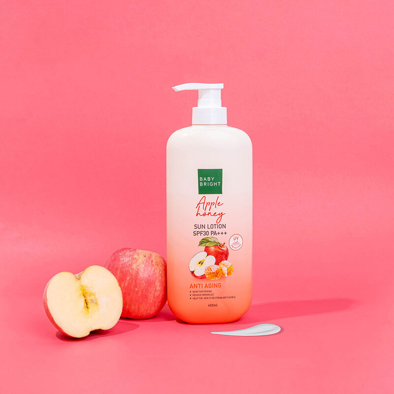 Baby Bright Apple Honey Sun Lotion SPF30 PA+++ 450ml