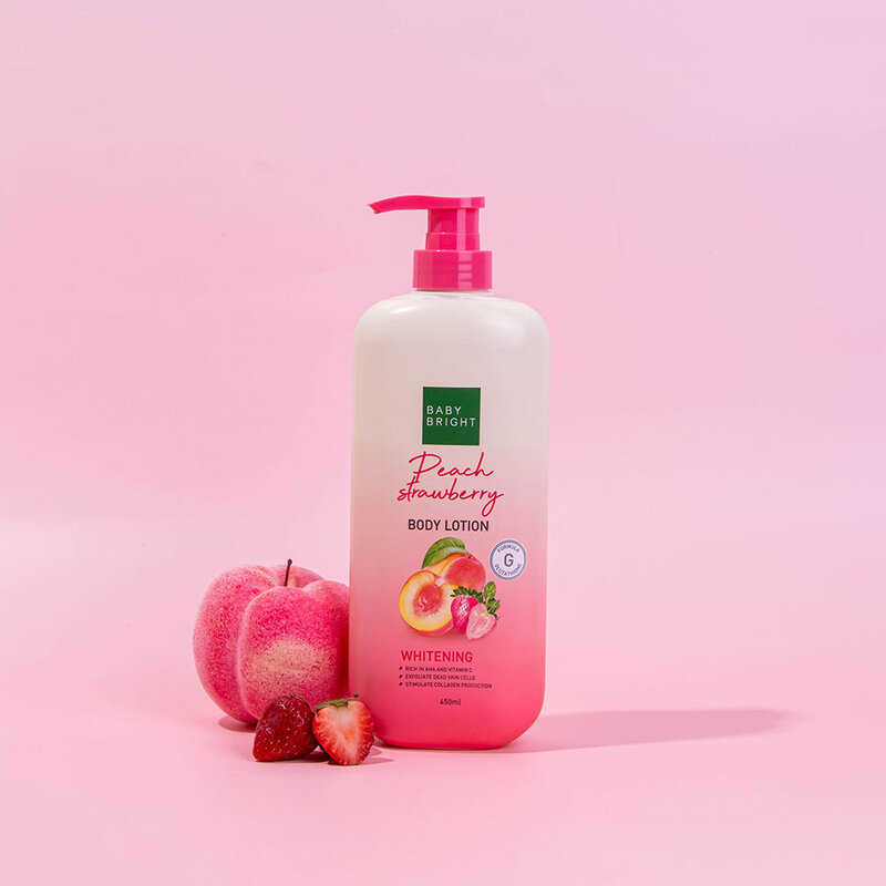 Baby Bright Peach Strawberry Body Lotion 450ml