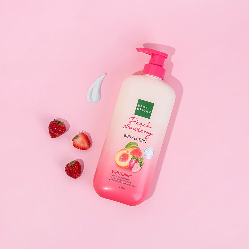Baby Bright Peach Strawberry Body Lotion 450ml
