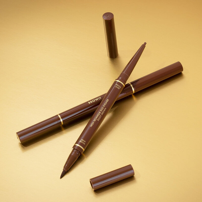 Browit High Technique Duo Eyeliner 0.53g #Soft Brown