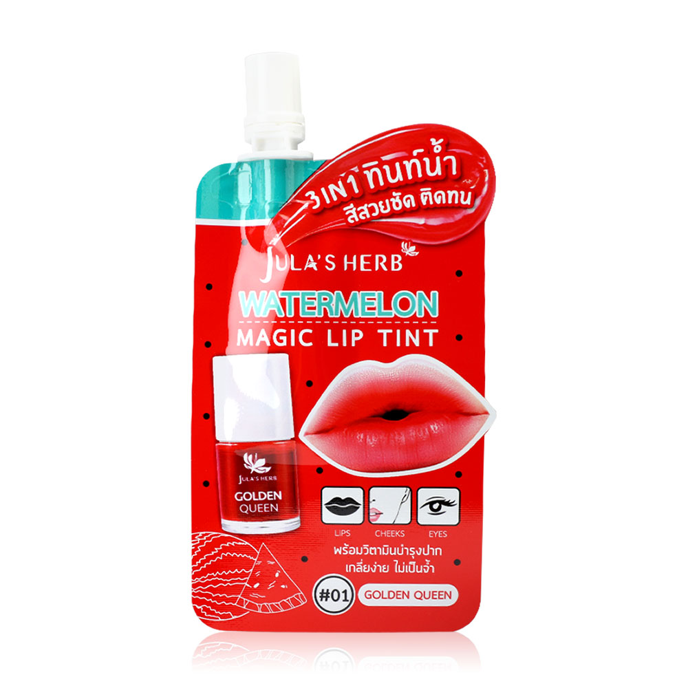 Julas Herb Watermelon Magic Lip Tint 2g #01 Golden Queen