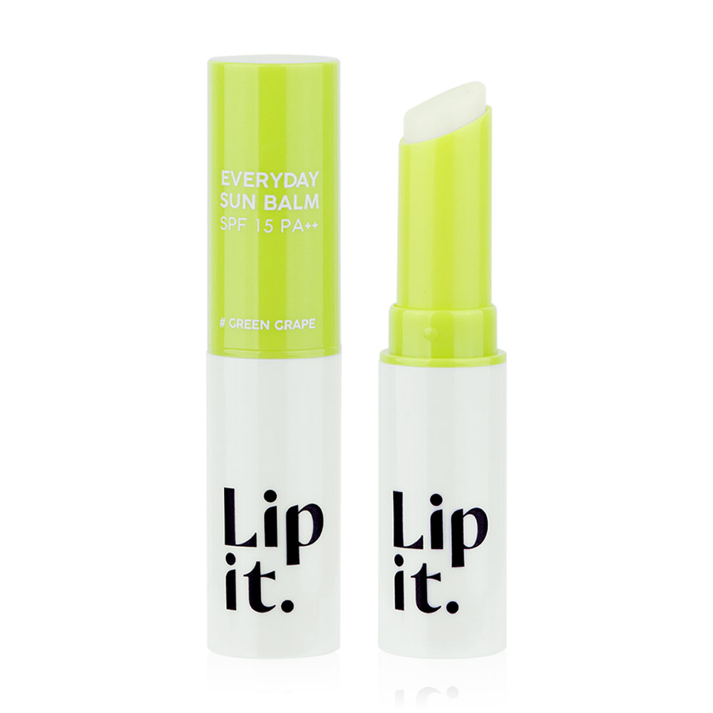 Lip It Everyday Sun Balm SPF15 PA++ 3g #Green Grape