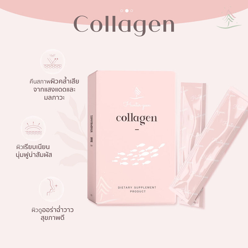 Hunter Geen Collagen [15g x 5 Sachets]