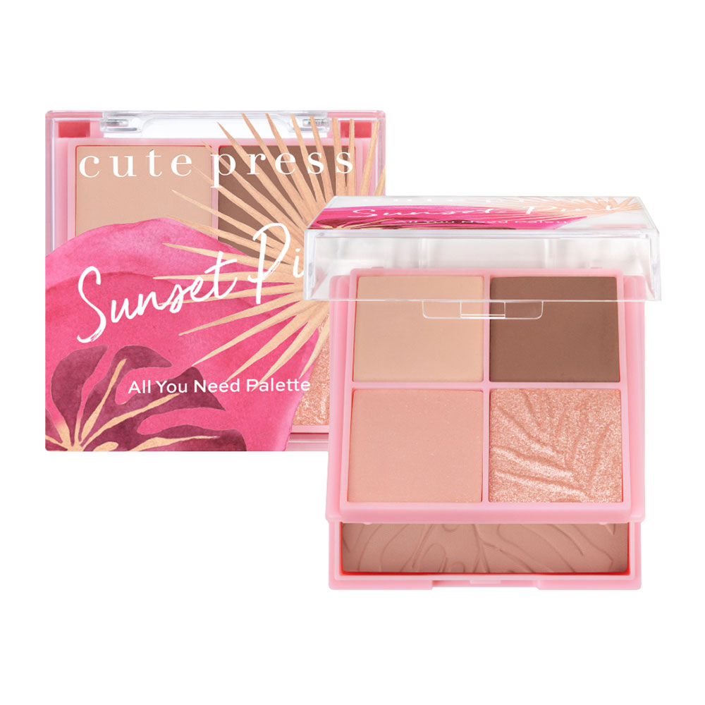 Cute Press Tropical Breeze All You Need Palette 9.8g #03 Sunset Pink