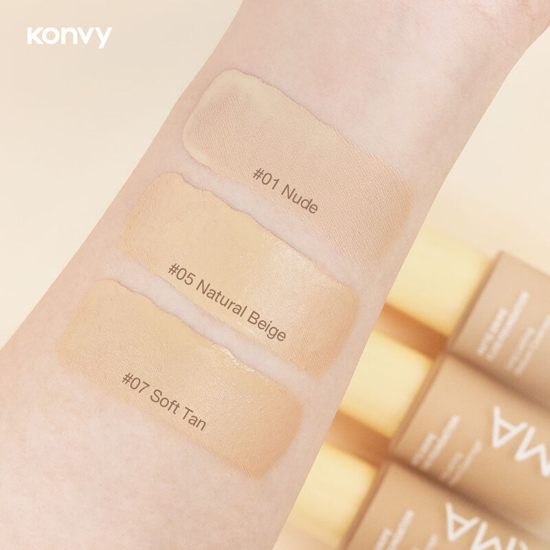 KMA Matte Gripe Fluid Foundation 30ml #01 Nude ( สินค้าหมดอายุ : 2026.02.01 ) 