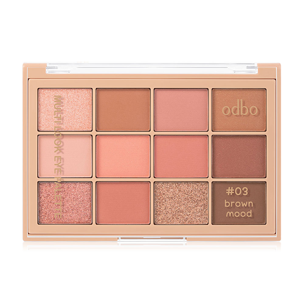 ODBO Multi Look Eye Palette 10g #03 Brown Mood