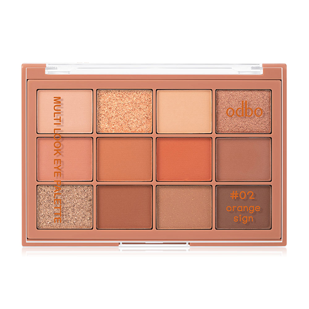 ODBO Multi Look Eye Palette 10g #02 Orange Sign
