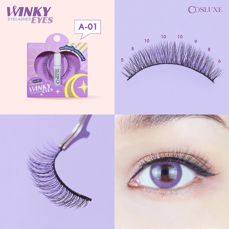 Cosluxe Winky Eyes Eyelashes #No.A-01