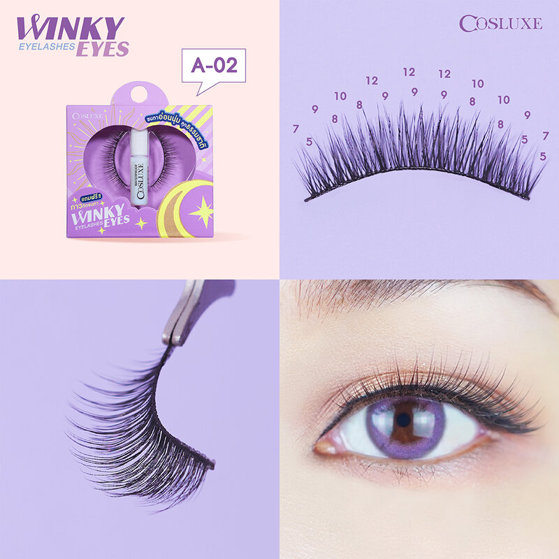 Cosluxe Winky Eyes Eyelashes #No.A-02