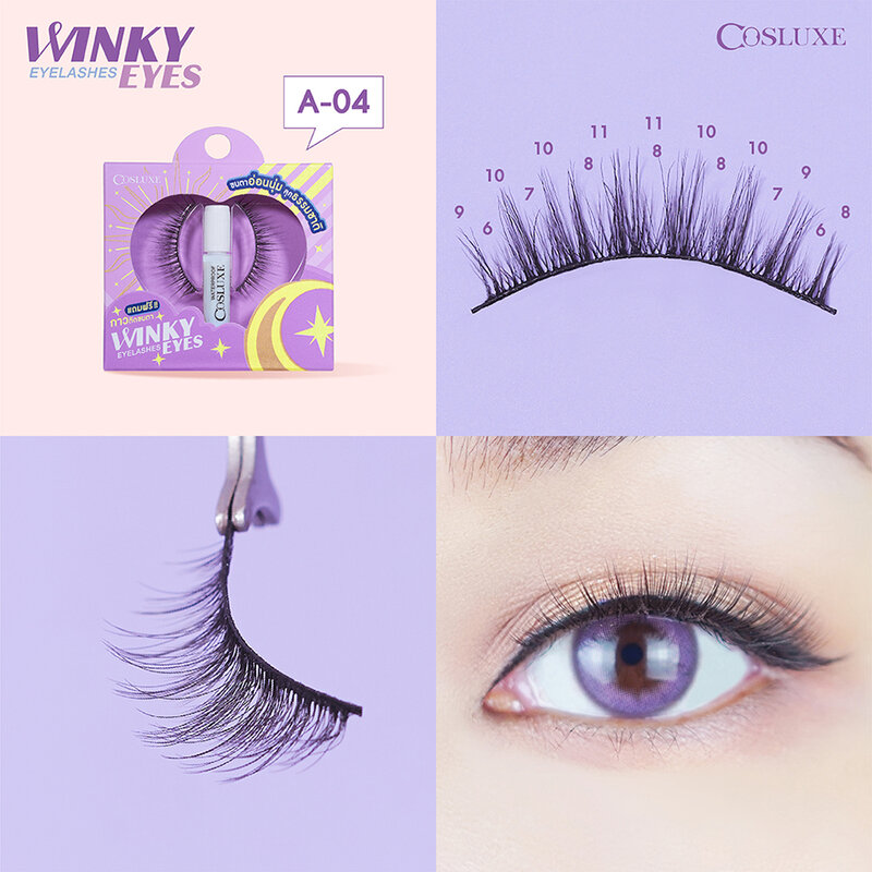 Cosluxe Winky Eyes Eyelashes #No.A-04