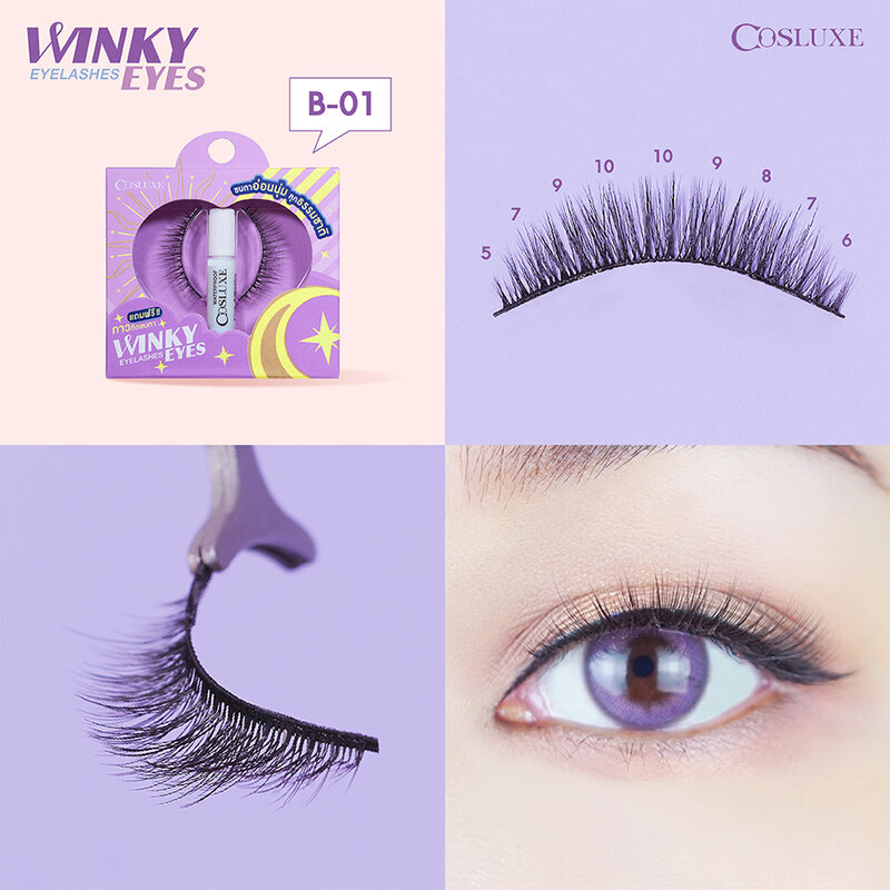 Cosluxe Winky Eyes Eyelashes #No.B-01