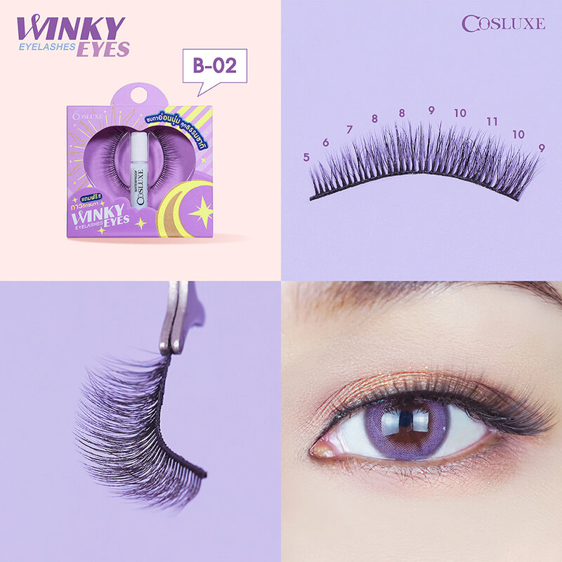 Cosluxe Winky Eyes Eyelashes #No.B-02
