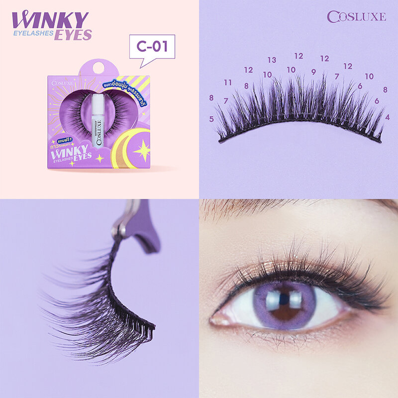 Cosluxe Winky Eyes Eyelashes #No.C-01