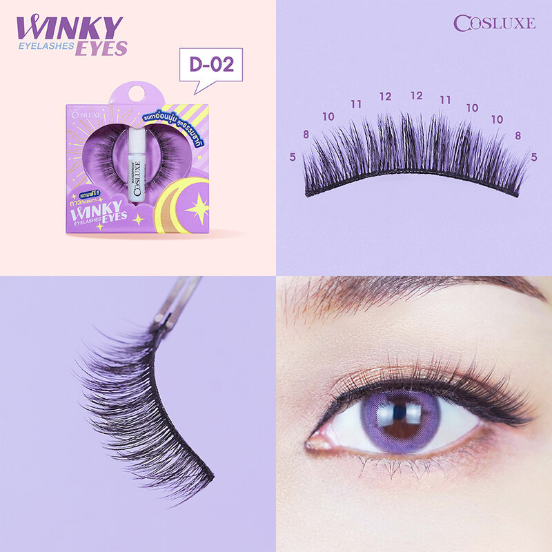 Cosluxe Winky Eyes Eyelashes #No.D-02