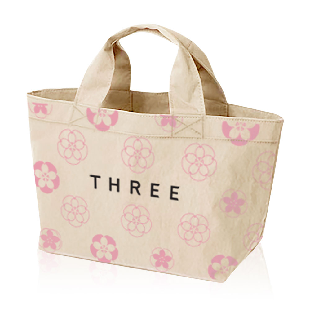 [Free Gift] THREE Sakura Bag