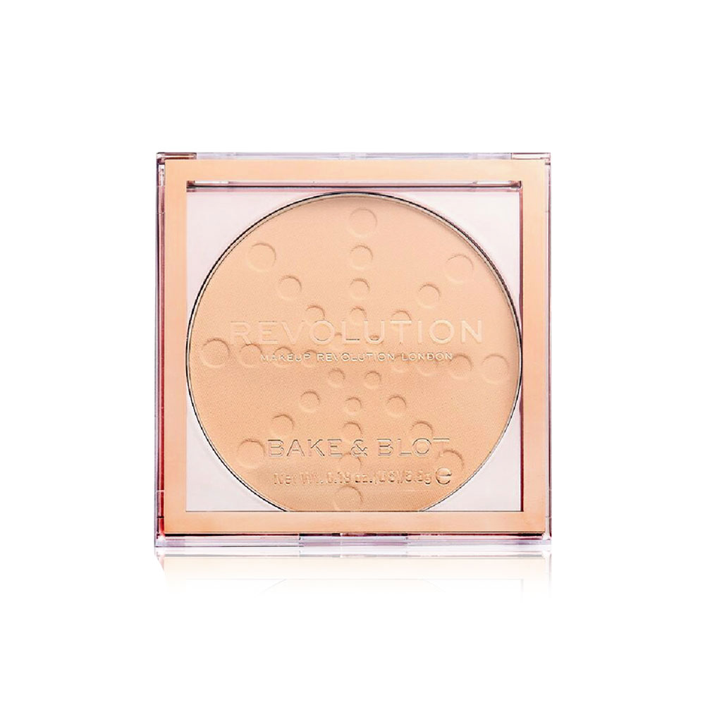 Makeup Revolution Powder Bake & Blot 5.5g #Beige ( สินค้าหมดอายุ : 2026.01.01 ) 