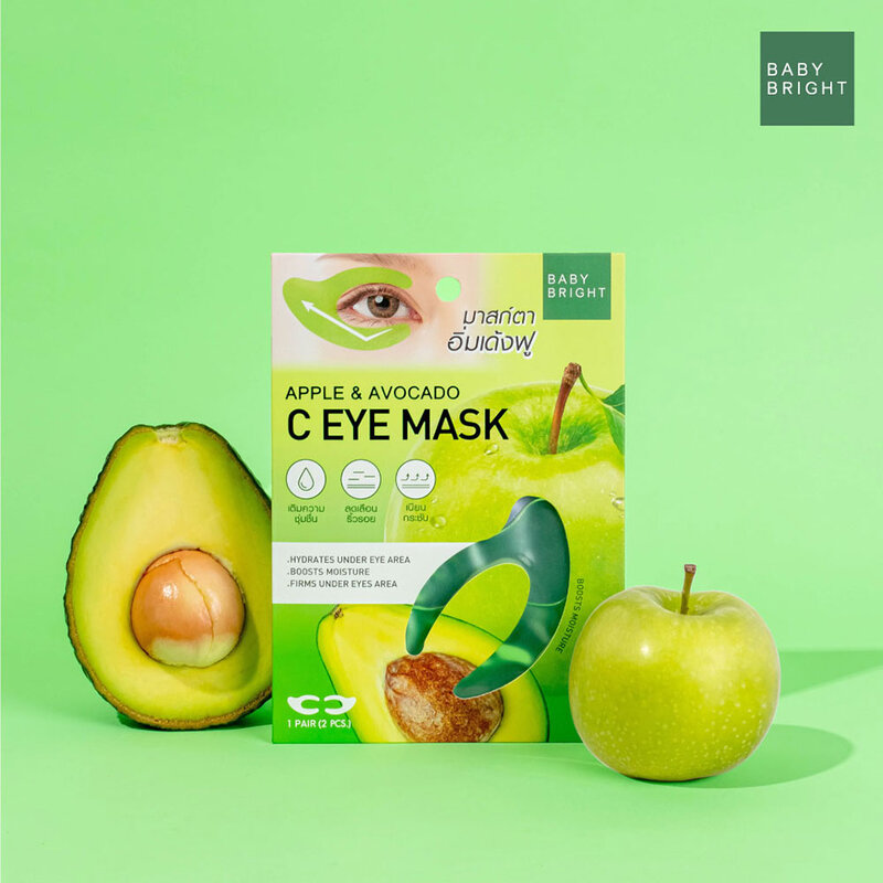 Baby Bright Apple & Avocado C Eye Mask 7g [3.5g x 2pcs]