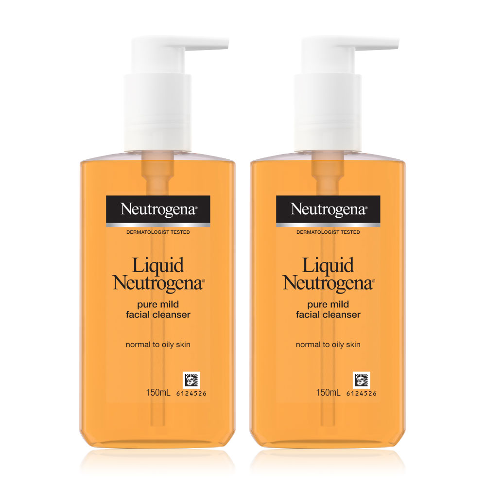 Neutrogena Liquid Pure Mild Facial Cleanser [150ml x 2pcs]