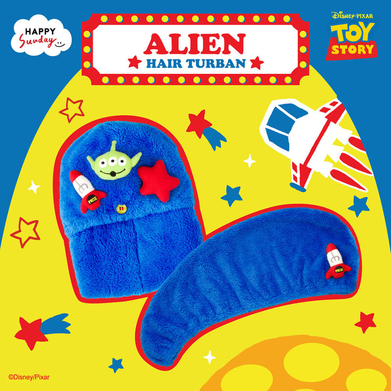 HAPPY SUNDAY Alien Hair Turban 1pc