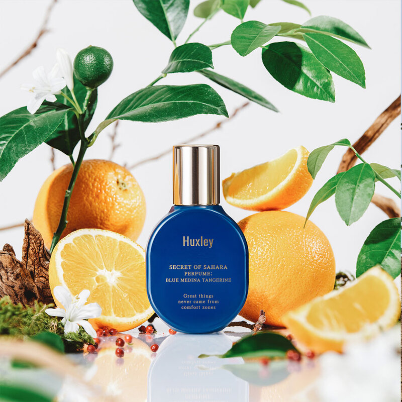 Huxley Perfume 15ml #Blue Medina Tangerine ( สินค้าหมดอายุ : 2025.09.18 ) 