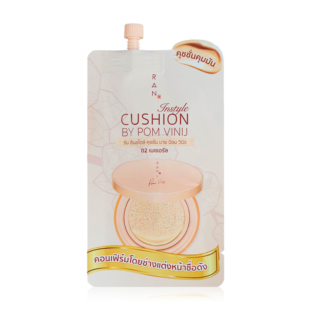 RAN COSMETIC Instyle Cushion By Pomvinij 7g #02 Natural