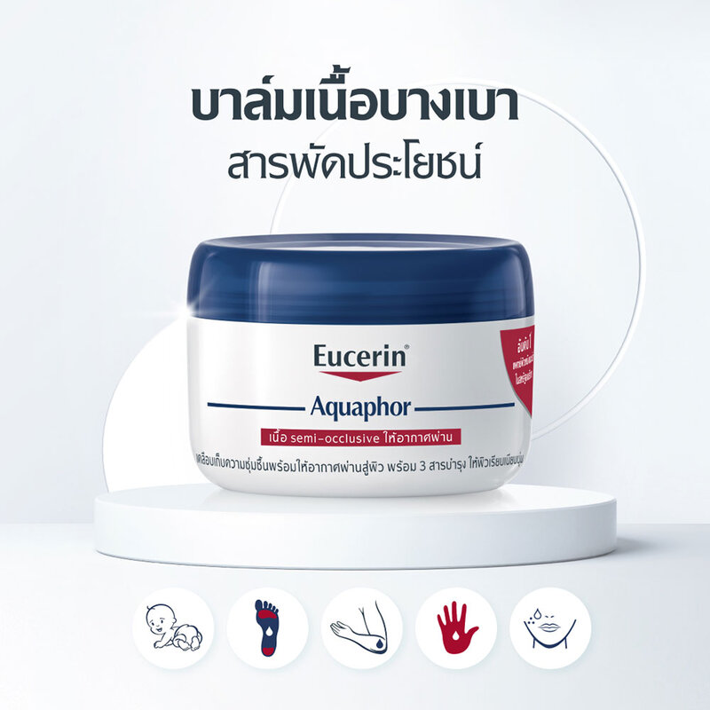 Eucerin Aquaphor Soothing Skin Balm 110ml ( สินค้าหมดอายุ : 2025.11.25 ) 