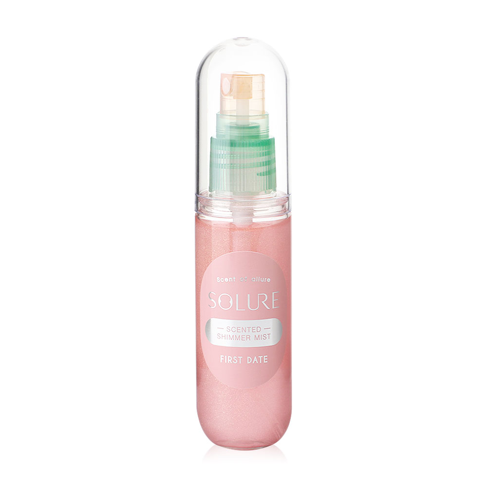 SOLURE Scented Shimmer Mist #First Date 40ml ( สินค้าหมดอายุ : 2026.03.01 ) 