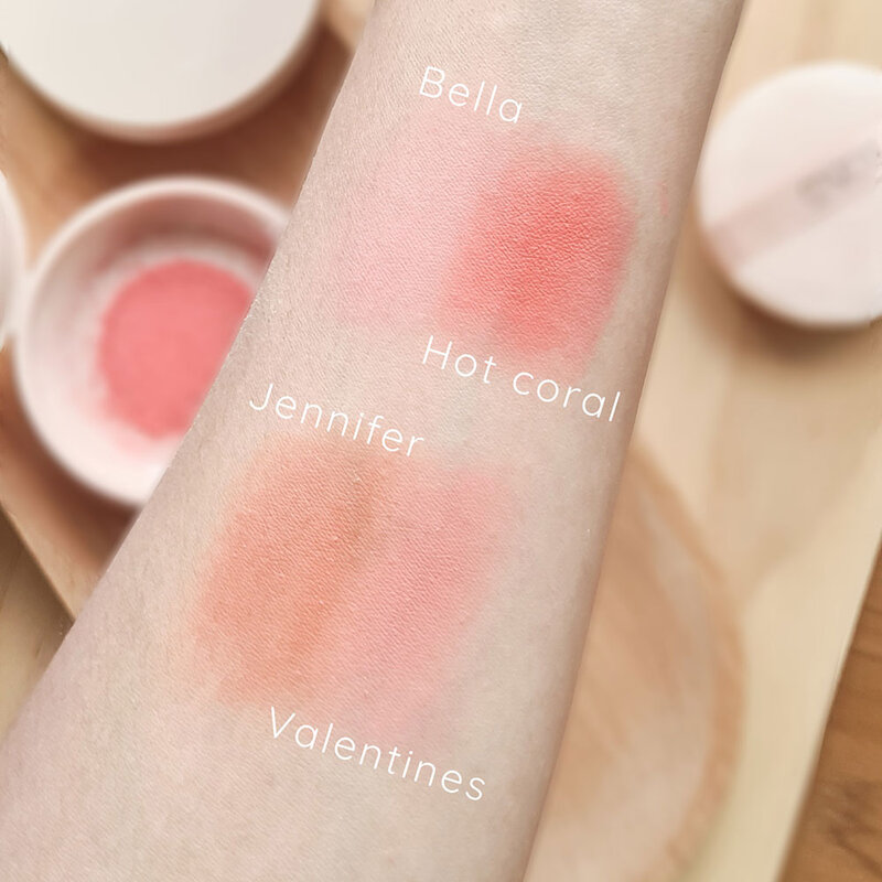 Maria Natural Beauty Mineral Blush SPF22/PA+++ 4.5g #Hot Coral
