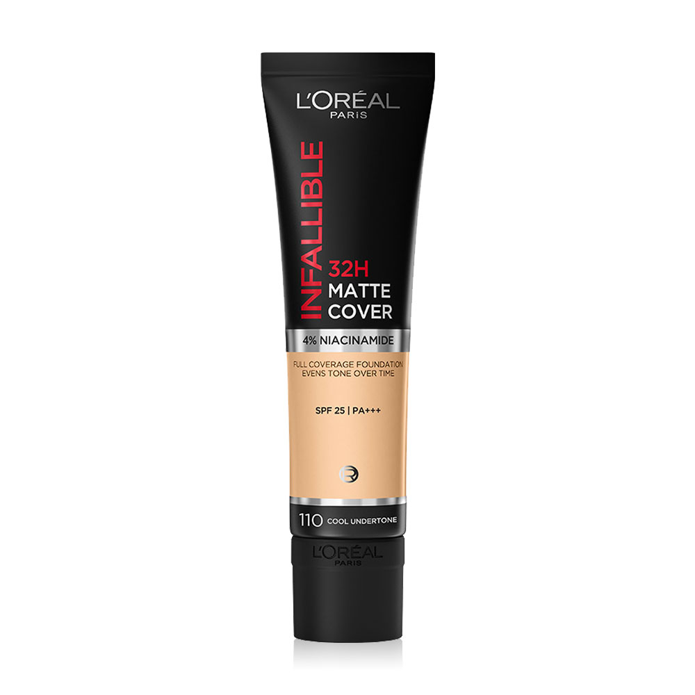 Loreal Paris Infallible 32H Matte Cover SPF25 PA+++ Foundation 30g #110