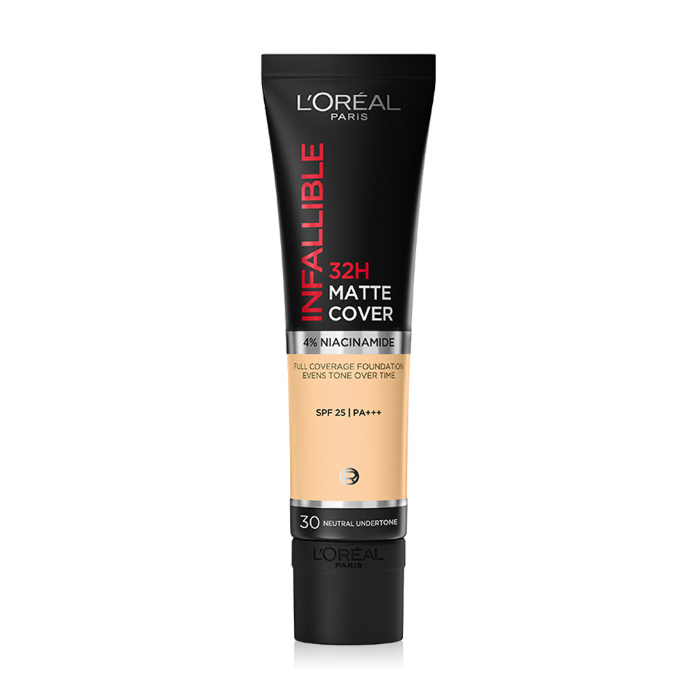 Loreal Paris Infallible 32H Matte Cover SPF25 PA+++ Foundation 30g #30