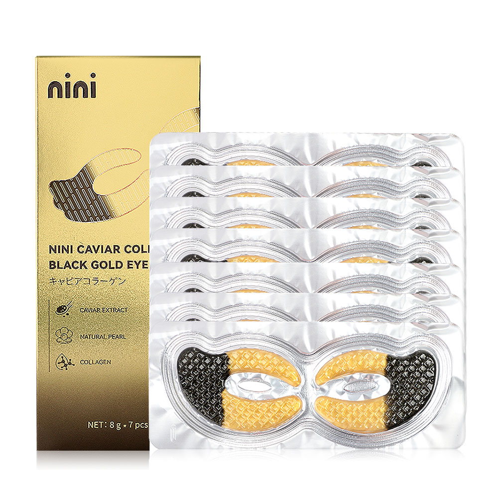 Nini Caviar Collagen Black Gold Eye Mask [8g x 7pcs]