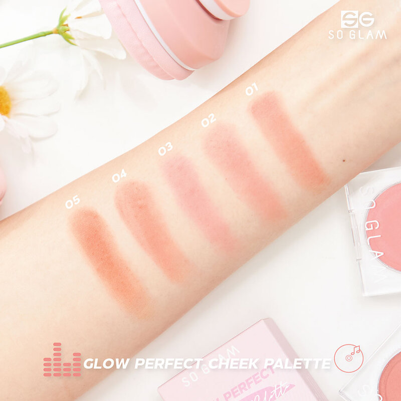 So Glam Glow Perfect Cheek Palette 5g #03 Flamazing