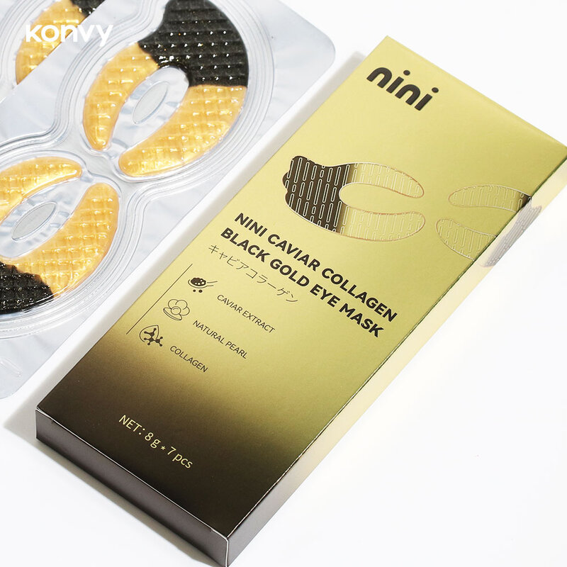 Nini Caviar Collagen Black Gold Eye Mask [8g x 7pcs]