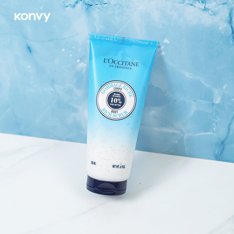 L'Occitane Body Rich Scrub 200ml ( สินค้าหมดอายุ : 2025.11.01 ) 