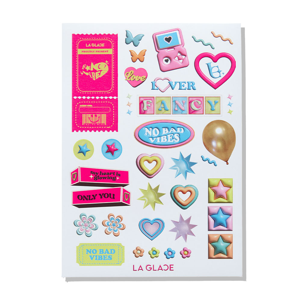[Free Gift] LA GLACE Fancy Sticker 1pc