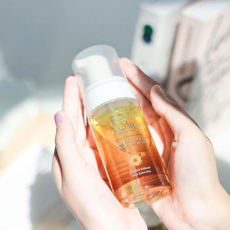 Freyja Peau Calendula Mousse Foam 100ml ( สินค้าหมดอายุ : 2026.02.14 ) 