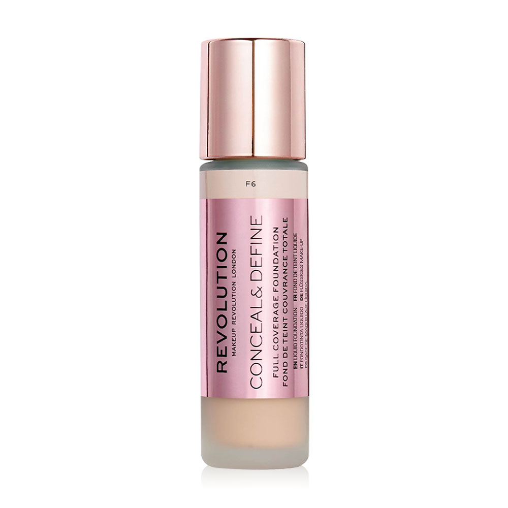 Makeup Revolution Conceal & Define Full Coverage Foundation 23ml #F6