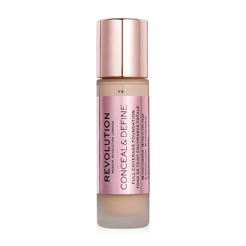 Makeup Revolution Conceal & Define Full Coverage Foundation 23ml #F9
