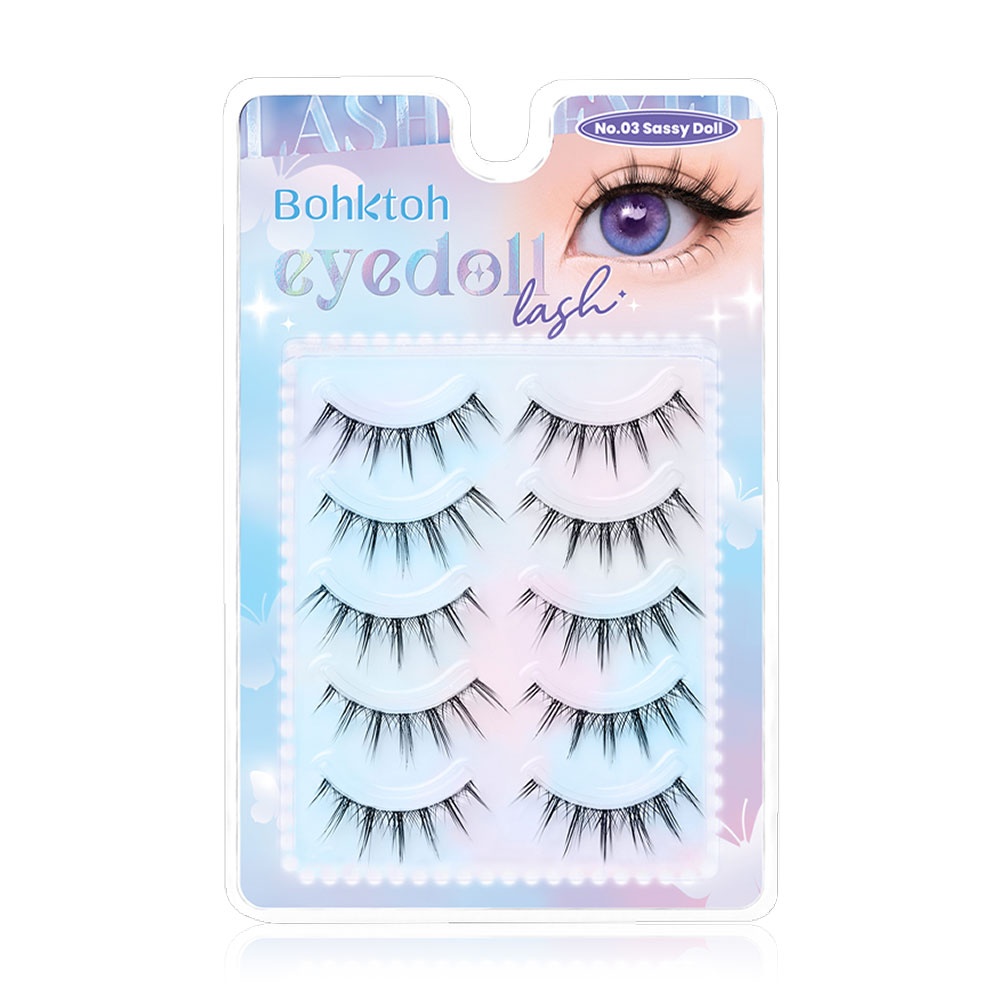 Bohktoh Eyedoll Lash 5 Pairs #No.03 Sassy Doll