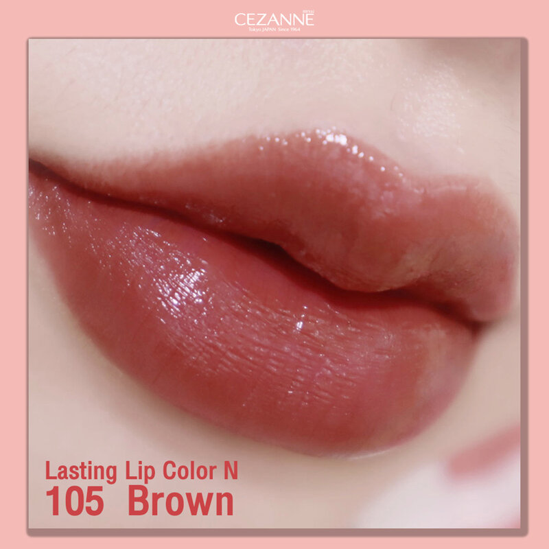 Cezanne Lasting Lip Color 4.2g #105 Brown